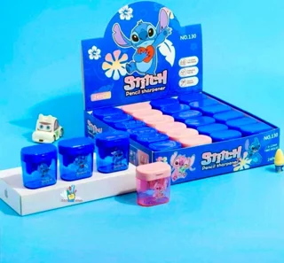 تراش مخزن دار دو قلو طرح استیچ(Stitch) بسته ۲۴ عددی