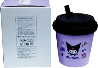 چراغ خواب و مطالعه و جامدادی طرح کرومی (KUROMI)  شارژی