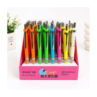 مداد نوکی بایکو (BAIKU) وارداتی سایز 0.5 بسته 48 عددی