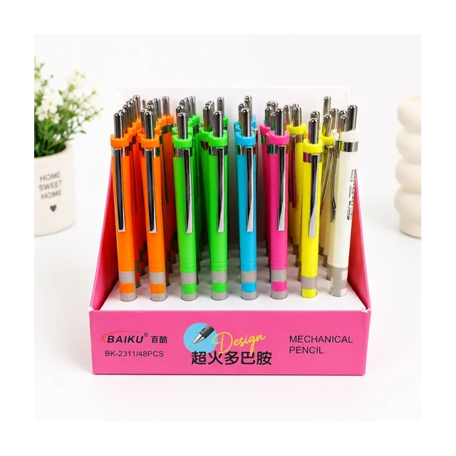 مداد نوکی بایکو (BAIKU) وارداتی سایز 0.5 بسته 48 عددی