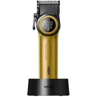 ماشین اصلاح سر و صورت حرفه‌ای وی جی آر مدل V-001 رنگ طلایی