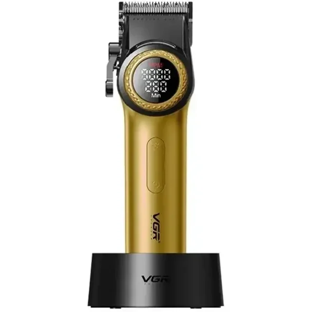 ماشین اصلاح سر و صورت حرفه‌ای وی جی آر مدل V-001 رنگ طلایی