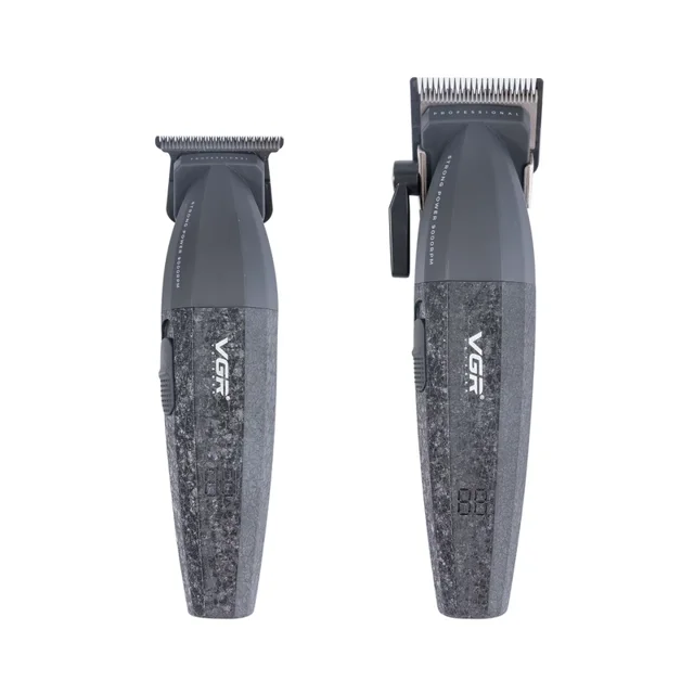 ست حرفه‌ای ماشین اصلاح و خط زن وی جی آر مدل V-640