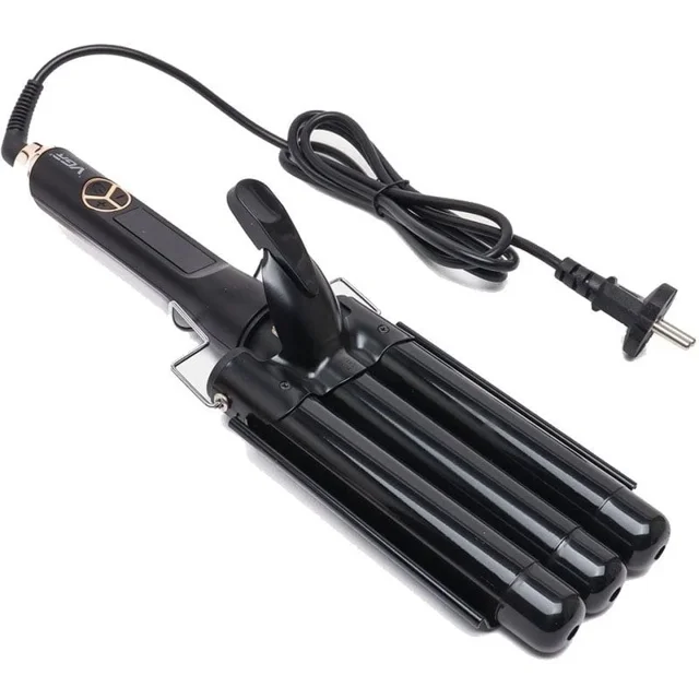 VGR V-591 Triple Barrel Hair Curler with Ceramic Coating & LED Display