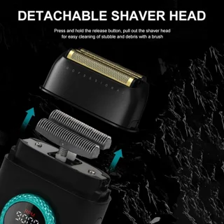 VGR V-378 Professional Triple Foil Shaver with Metal Body