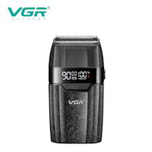 تصویر ماشین اصلاح صفرزن وی جی آر مدل VGR V-640S با تیغه فویلی دوگانه و بدنه فلزی