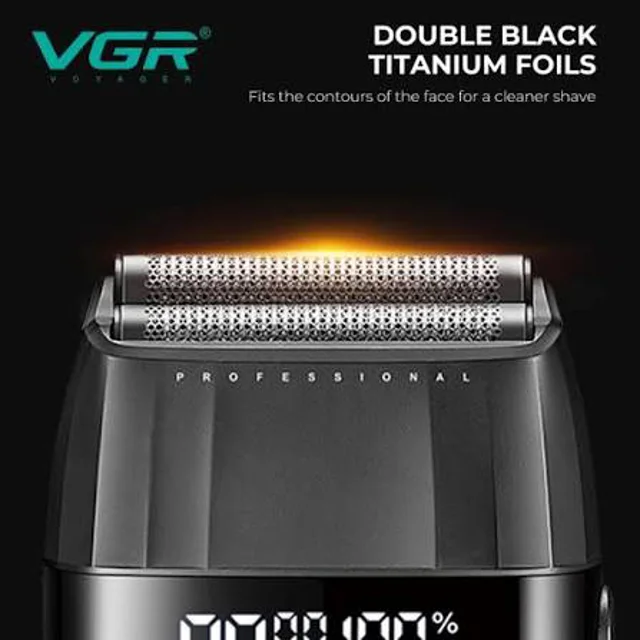 VGR V-640S Professional Dual Foil Shaver with Metal Body
