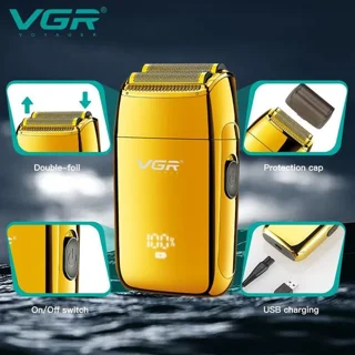ماشین اصلاح صفرزن وی جی آر مدل VGR V-399 با تیغه فویلی دوگانه
