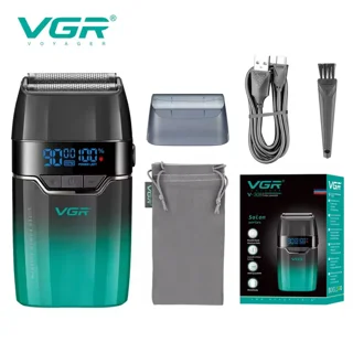 VGR V-308 Professional Dual Foil Shaver with Metal Body