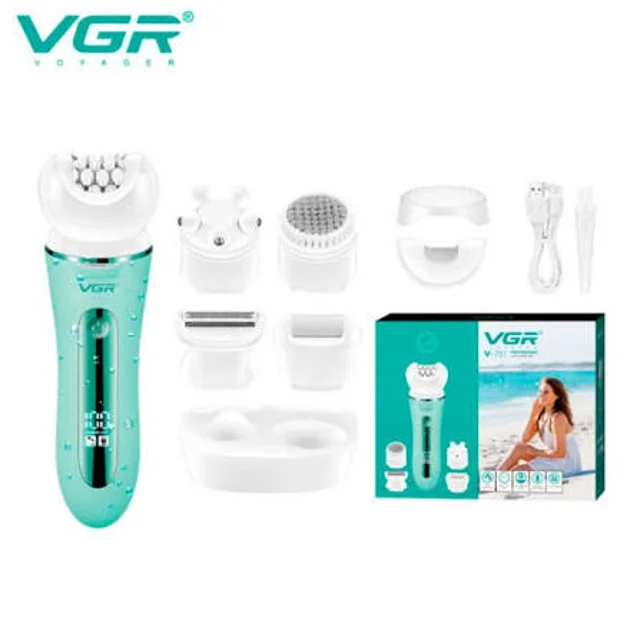 VGR V-751 5-in-1 Professional Lady Care Set with Rechargeable Battery