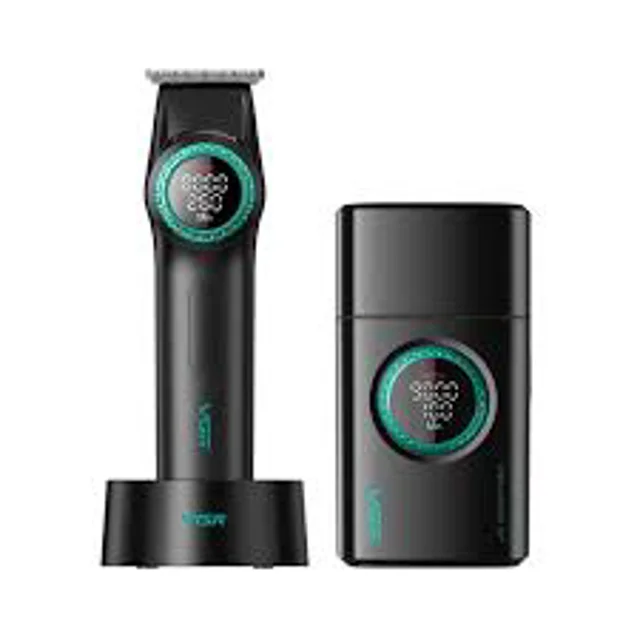 VGR Professional Barber Set V-001 + V-977 + V-377 3-in-1 Hair Clipper, Trimmer & Foil Shaver