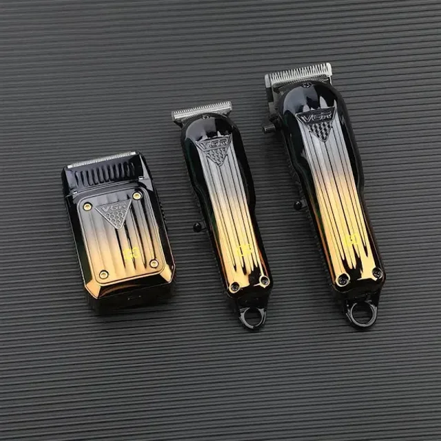 VGR V-644 Professional 3-in-1 Hair Clipper, Trimmer & Foil Shaver Set
