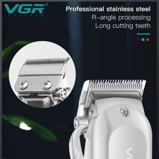 ماشین اصلاح سر و صورت VGR مدل V-278 حرفه‌ای شارژی با نمایشگر دیجیتال