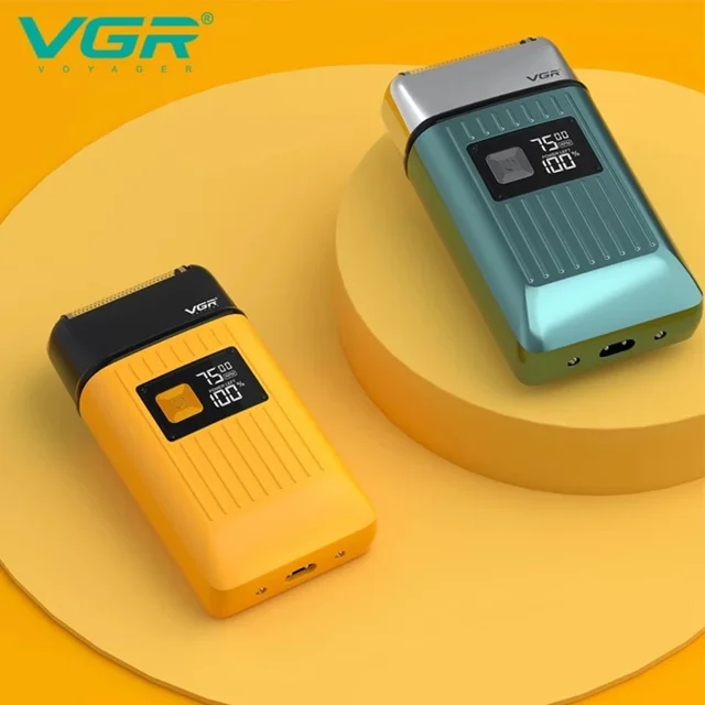 VGR V-357 Professional Foil Shaver with Titanium Foils & Pop-Up Trimmer
