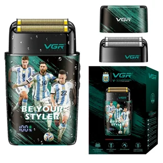 شیور فویلی حرفه‌ای VGR مدل V-309 ضد آب با باتری 1200 میلی‌آمپرساعت
