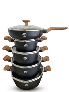 Hermosa Brand 10-Piece Granite Cookware Set
