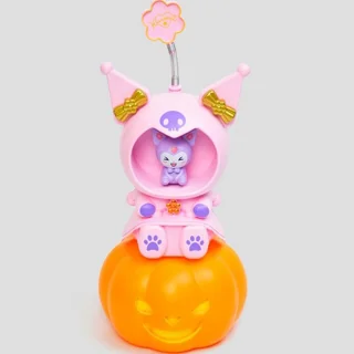 چراغ خواب و مداد تراش فانتزی طرح کدو هالووین مدل کرومی (kuromi)