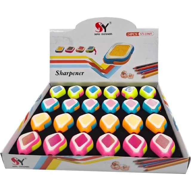 تراش مخزن دار مدل SY-1069 بسته ۲۴ عددی