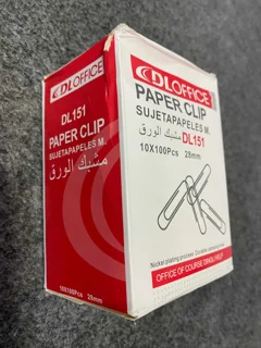 گیره کاغذ مدل DL OFFICE بسته ۱۰۰۰ عددی