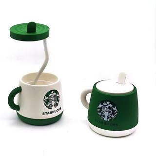 چراغ مطالعه و جامدادی مدل لیوانی طرح استارباکس (starbucks) شارژی