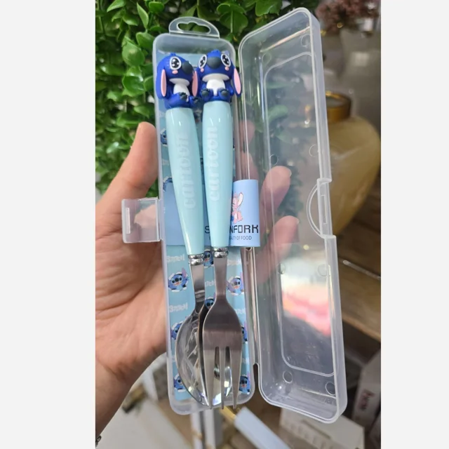 قاشق و چنگال کودک فانتزی طرح استیج